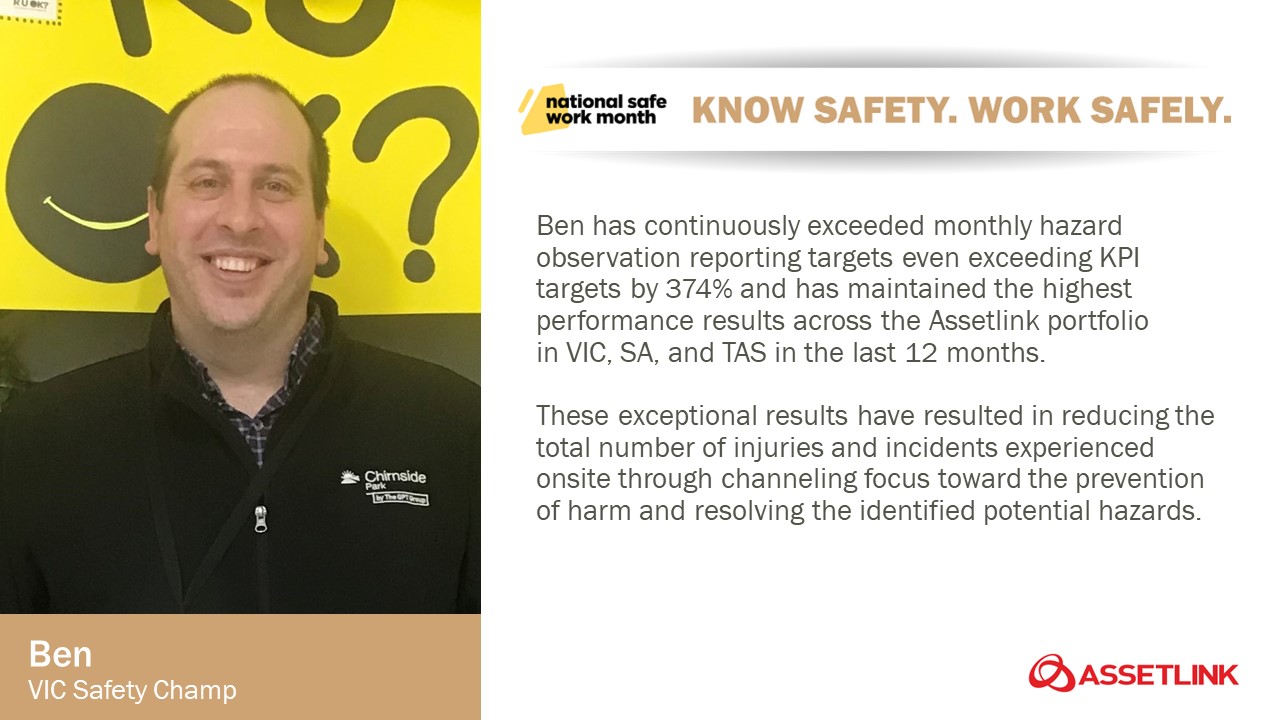 Safety Champ Ben